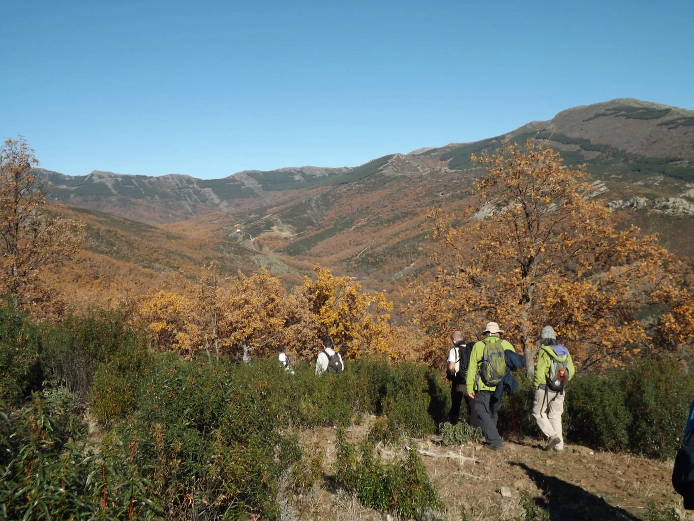 Ruta en Cerro Larda