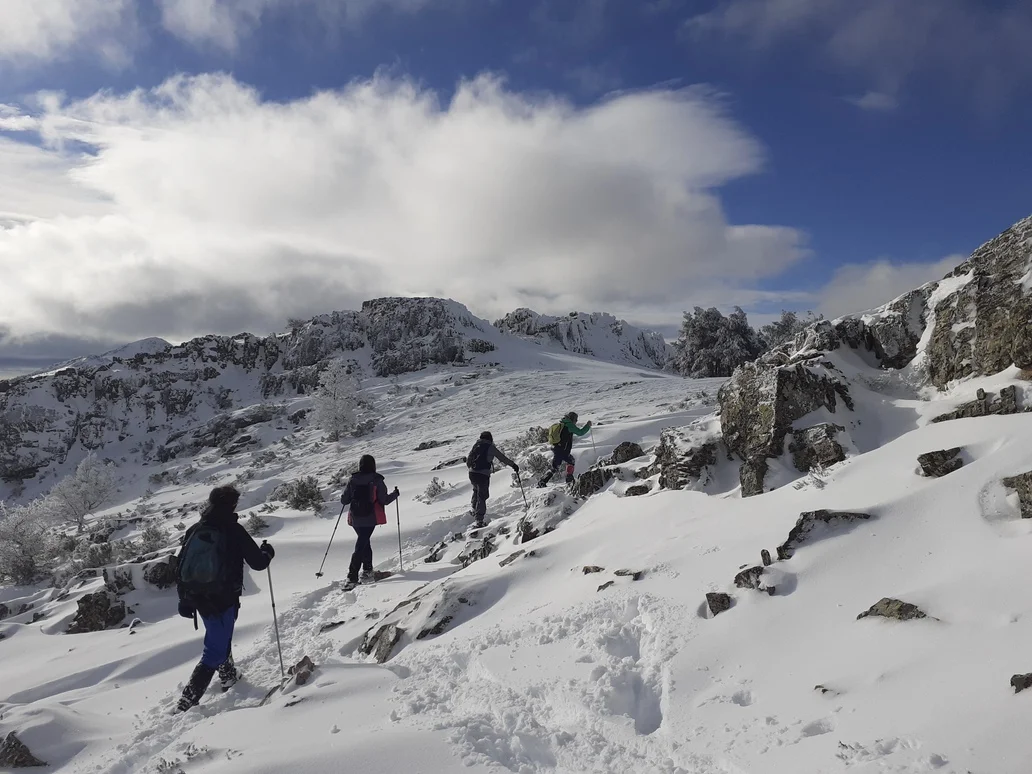 Peña de la Cabra en la sierra norte de madrid