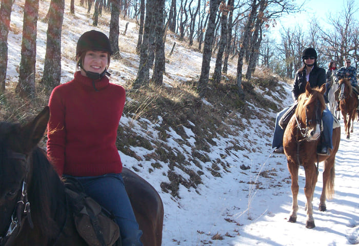 ruta a caballo por el entorno natural del valle del Lozoya