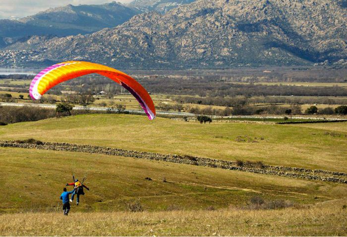 Volando por la montaña