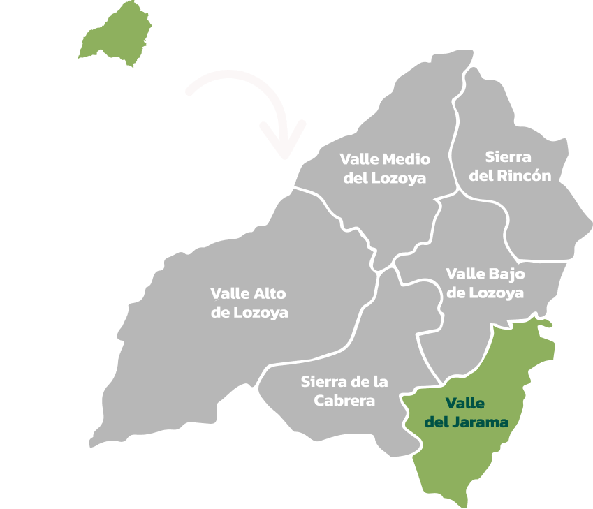 Mapa valle jarama