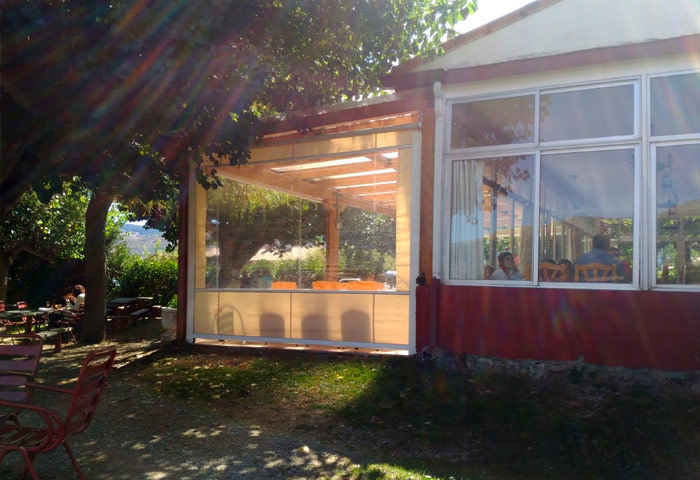 Terraza e interior La Pradera